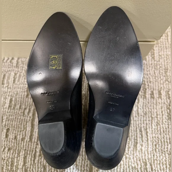 NWT - SAINT LAURENT Calfskin Brit Souple Ankle Boots - Picture 4 of 7